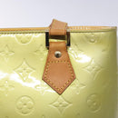 LOUIS VUITTON Monogram Vernis Houston Hand Bag Gris M91053 LV Auth bs27746-18