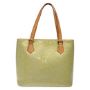 LOUIS VUITTON Monogram Vernis Houston Hand Bag Gris M91053 LV Auth bs27746-13