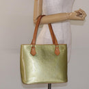 LOUIS VUITTON Monogram Vernis Houston Hand Bag Gris M91053 LV Auth bs27746-23