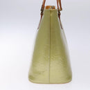 LOUIS VUITTON Monogram Vernis Houston Hand Bag Gris M91053 LV Auth bs27746-4