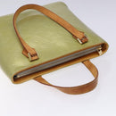 LOUIS VUITTON Monogram Vernis Houston Hand Bag Gris M91053 LV Auth bs27746-6