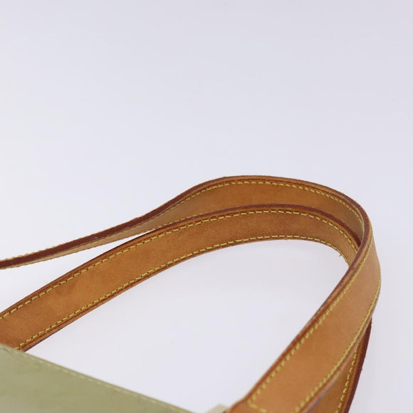 LOUIS VUITTON Monogram Vernis Houston Hand Bag Gris M91053 LV Auth bs27746