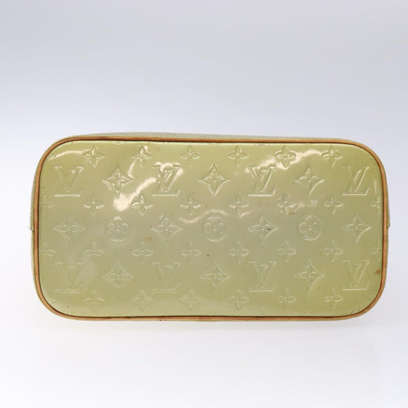 LOUIS VUITTON Monogram Vernis Houston Hand Bag Gris M91053 LV Auth bs27746