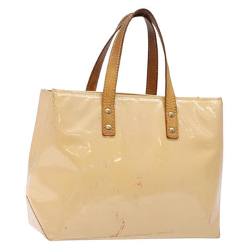 LOUIS VUITTON Monogram Vernis Reade PM Bag Marshmallow Pink M91306 Auth bs27748
