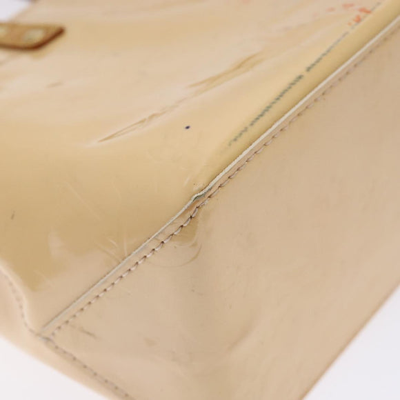 LOUIS VUITTON Monogram Vernis Reade PM Bag Marshmallow Pink M91306 Auth bs27748