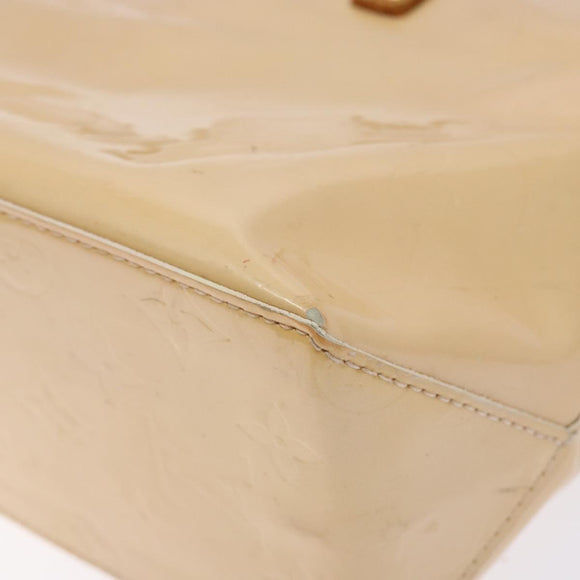 LOUIS VUITTON Monogram Vernis Reade PM Bag Marshmallow Pink M91306 Auth bs27748