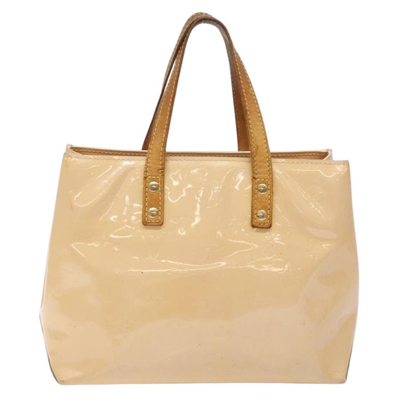 LOUIS VUITTON Monogram Vernis Reade PM Bag Marshmallow Pink M91306 Auth bs27748