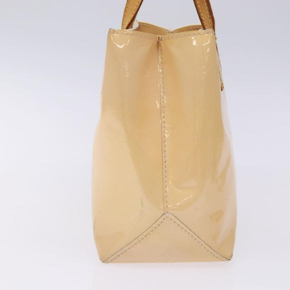 LOUIS VUITTON Monogram Vernis Reade PM Bag Marshmallow Pink M91306 Auth bs27748