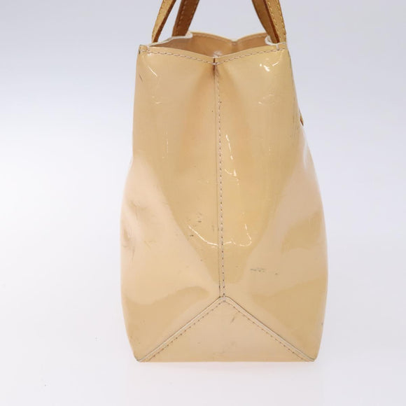 LOUIS VUITTON Monogram Vernis Reade PM Bag Marshmallow Pink M91306 Auth bs27748