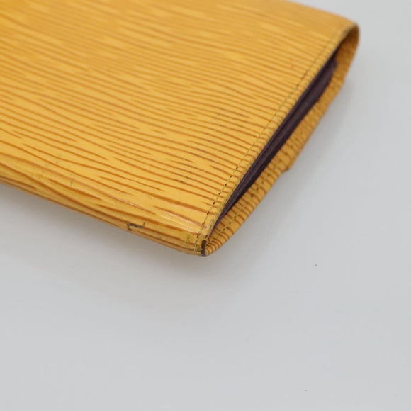LOUIS VUITTON Epi Pochette Porte Monnaie Credit Wallet M63579 Auth bs27753