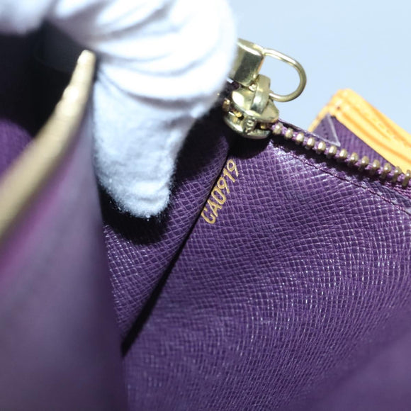 LOUIS VUITTON Epi Pochette Porte Monnaie Credit Wallet M63579 Auth bs27753