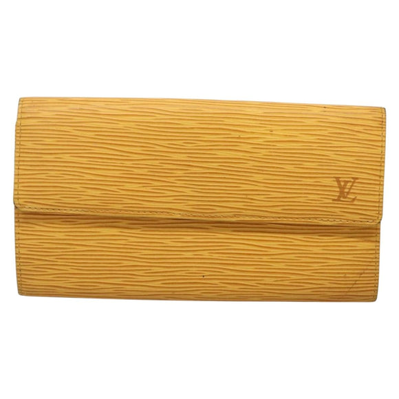 LOUIS VUITTON Epi Pochette Porte Monnaie Credit Wallet M63579 Auth bs27753