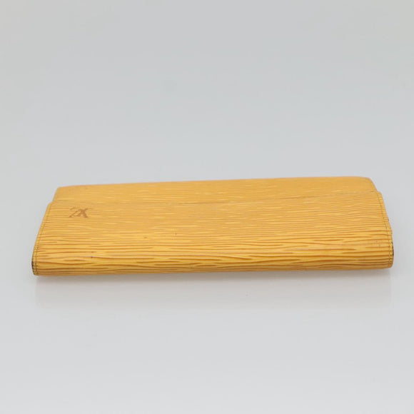 LOUIS VUITTON Epi Pochette Porte Monnaie Credit Wallet M63579 Auth bs27753