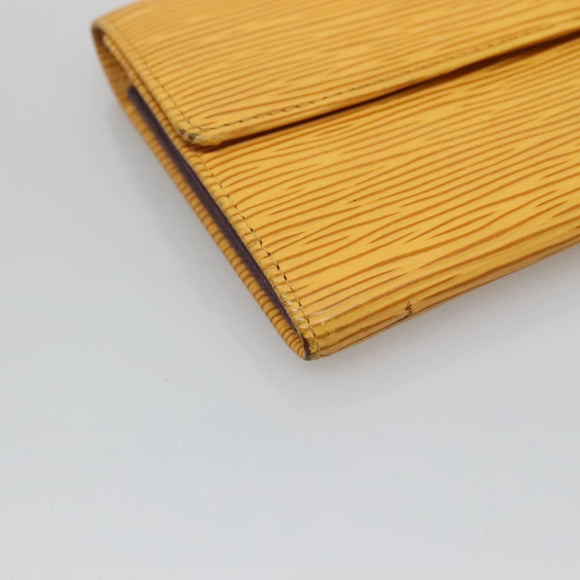 LOUIS VUITTON Epi Pochette Porte Monnaie Credit Wallet M63579 Auth bs27753