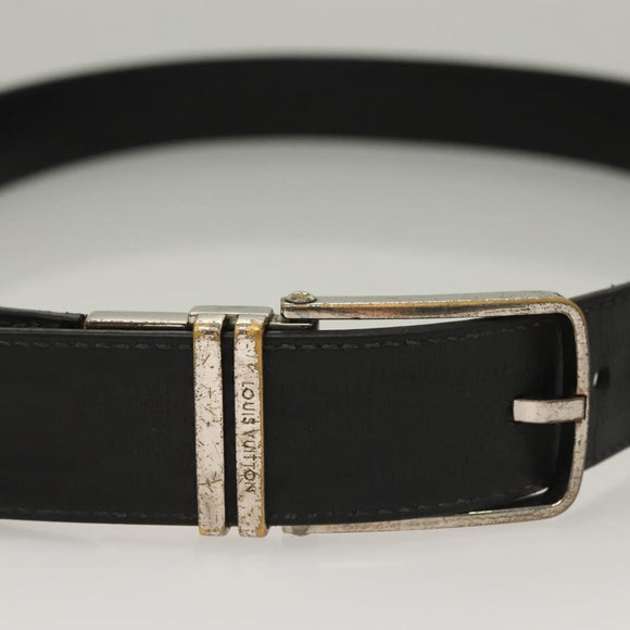 LOUIS VUITTON Damier Infini Ceinture Boston Belt Black LV Auth bs27758