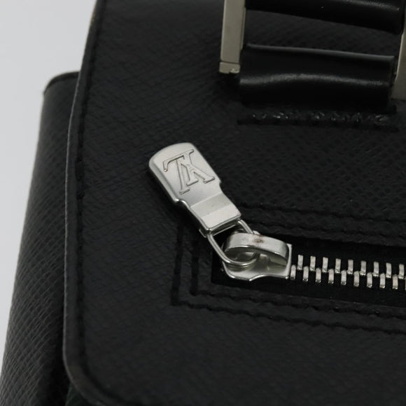 LOUIS VUITTON Taiga Saratov GM Shoulder Bag Ardoise M30882 LV Auth bs27760