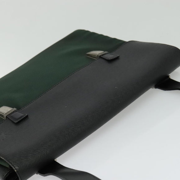 LOUIS VUITTON Taiga Saratov GM Shoulder Bag Ardoise M30882 LV Auth bs27760