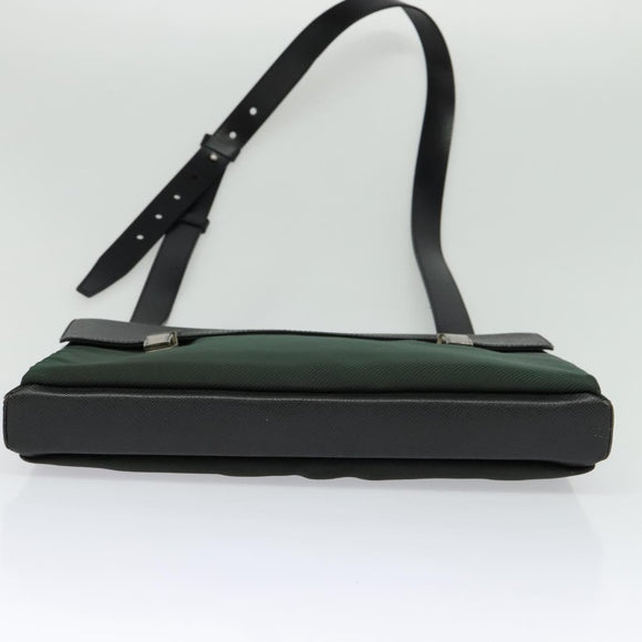 LOUIS VUITTON Taiga Saratov GM Shoulder Bag Ardoise M30882 LV Auth bs27760