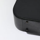 GUCCI Hand Bag Leather Black Silver 002 3754 0459 Auth bs27762-15