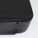 GUCCI Hand Bag Leather Black Silver 002 3754 0459 Auth bs27762-16