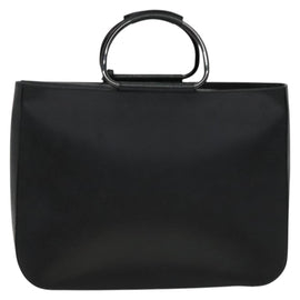 GUCCI Hand Bag Leather Black Silver 002 3754 0459 Auth bs27762 - 0