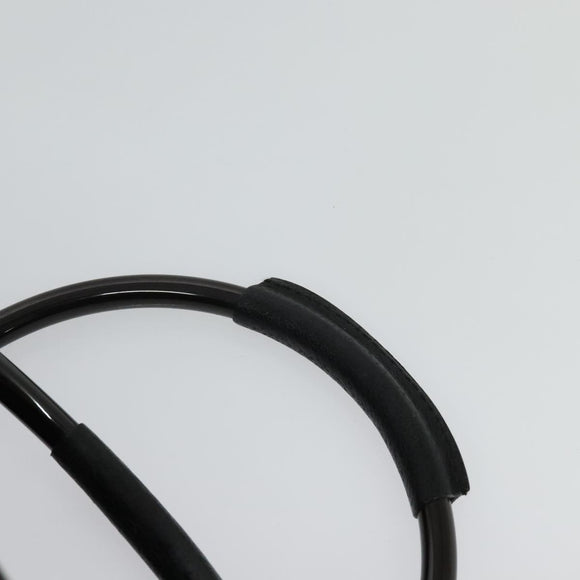 GUCCI Hand Bag Leather Black Silver 002 3754 0459 Auth bs27762