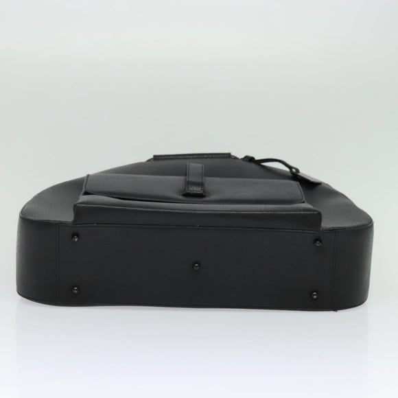 GUCCI Hand Bag Leather Black Silver 002 3754 0459 Auth bs27762