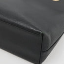 GUCCI Tote Bag Leather Black Gold 002 2040 0337 Auth bs27763-10