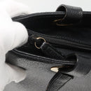 GUCCI Tote Bag Leather Black Gold 002 2040 0337 Auth bs27763-14