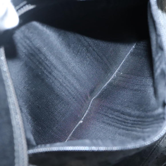 GUCCI Tote Bag Leather Black Gold 002 2040 0337 Auth bs27763