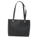 GUCCI Tote Bag Leather Black Gold 002 2040 0337 Auth bs27763-2