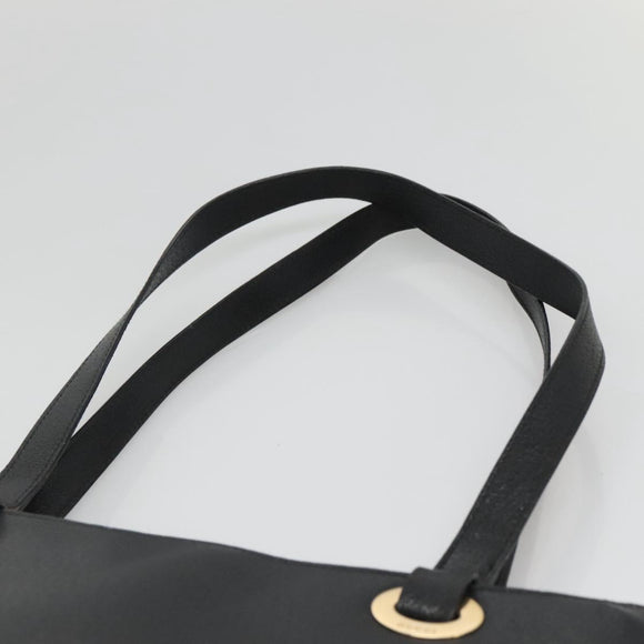 GUCCI Tote Bag Leather Black Gold 002 2040 0337 Auth bs27763