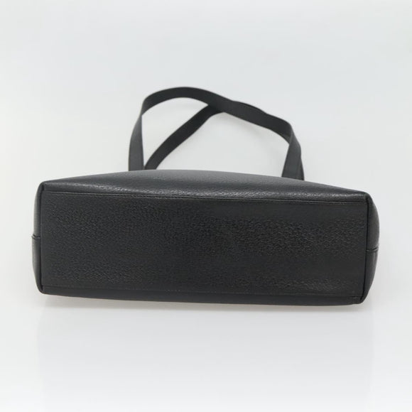 GUCCI Tote Bag Leather Black Gold 002 2040 0337 Auth bs27763