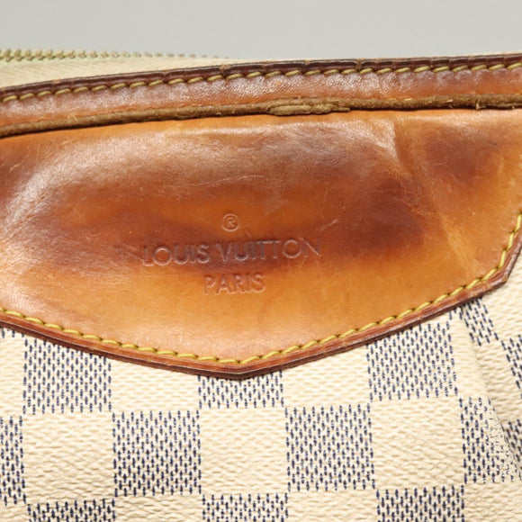 LOUIS VUITTON Damier Azur Siracusa PM Shoulder Bag N41113 LV Auth bs27771