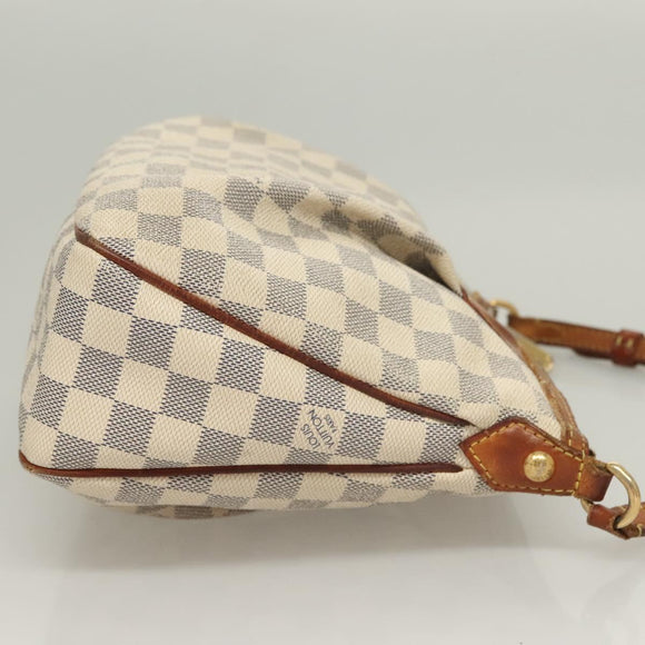 LOUIS VUITTON Damier Azur Siracusa PM Shoulder Bag N41113 LV Auth bs27771