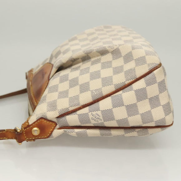 LOUIS VUITTON Damier Azur Siracusa PM Shoulder Bag N41113 LV Auth bs27771