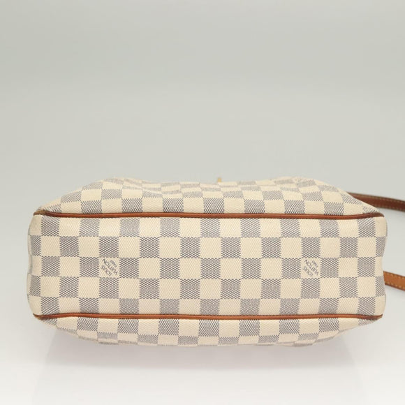 LOUIS VUITTON Damier Azur Siracusa PM Shoulder Bag N41113 LV Auth bs27771