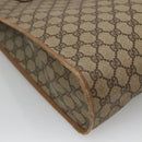 GUCCI GG Supreme Tote Bag PVC Beige Gold 40 02 998 Auth bs27775-13