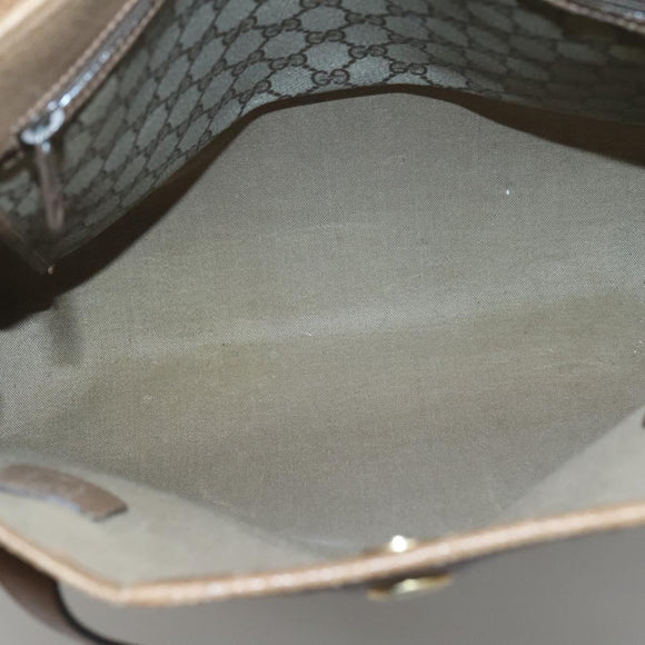 GUCCI GG Supreme Tote Bag PVC Beige Gold 40 02 998 Auth bs27775