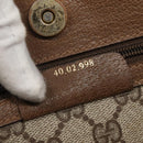 GUCCI GG Supreme Tote Bag PVC Beige Gold 40 02 998 Auth bs27775-19