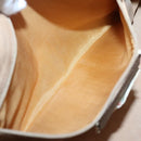 GUCCI GG Supreme Web Sherry Line Boston Bag PVC Beige Gold Auth bs27777-21