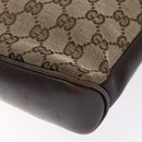 GUCCI GG Canvas Shoulder Bag Beige Gold 109106 Auth bs27778-12