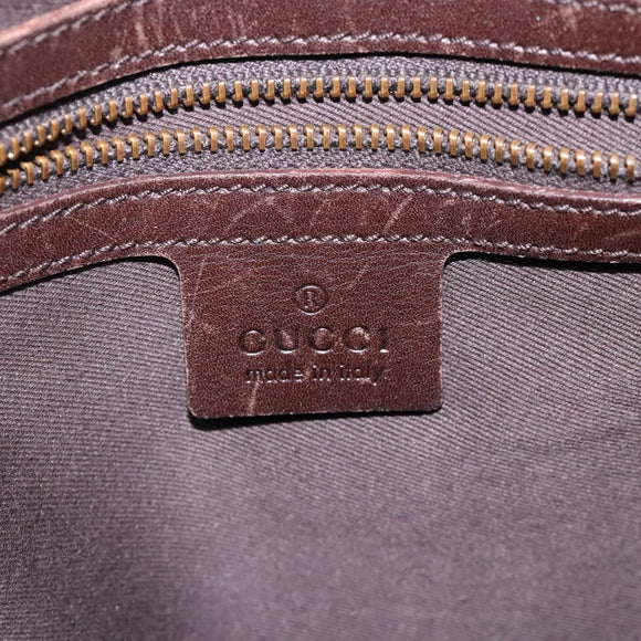 GUCCI GG Canvas Shoulder Bag Beige Gold 109106 Auth bs27778