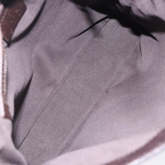 GUCCI GG Canvas Shoulder Bag Beige Gold 109106 Auth bs27778