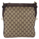 GUCCI GG Canvas Shoulder Bag Beige Gold 109106 Auth bs27778-2