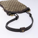 GUCCI GG Canvas Shoulder Bag Beige Gold 109106 Auth bs27778-7