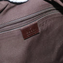 GUCCI GG Canvas Shoulder Bag Beige Silver 145857 Auth bs27780-19