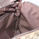 GUCCI GG Canvas Shoulder Bag Beige Silver 145857 Auth bs27780-20