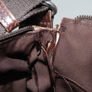 GUCCI GG Canvas Shoulder Bag Beige Silver 145857 Auth bs27780-10