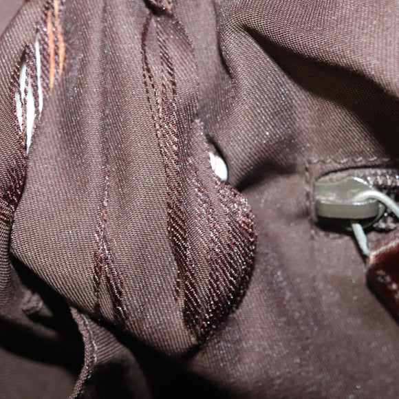 GUCCI GG Canvas Shoulder Bag Beige Silver 145857 Auth bs27780